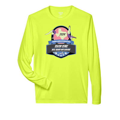 Team 365 Zone Performance Long Sleeve Shirts 2024 Woodlands Gymnastics