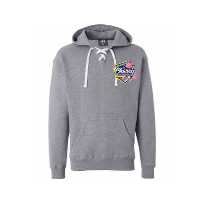 J American Sport Laced Hoodies Cherry Blossom Showdown