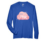 Team 365 Zone Performance Long Sleeve Shirts Pretty in Pink