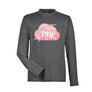 Team 365 Zone Performance Long Sleeve Shirts Pretty in Pink