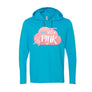J American Sport Laced Hoodies Pretty in Pink