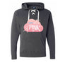 J American Sport Laced Hoodies Pretty in Pink