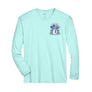 Team 365 Zone Performance Long Sleeve Shirts Blue Gray Invitational