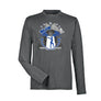 Team 365 Zone Performance Long Sleeve Shirts Blue Gray Invitational