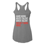 Women's Tank Tops Hard Work