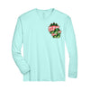 Team 365 Zone Performance Long Sleeve Shirts Full Ice Mite Holiday Classic