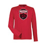 Team 365 Zone Performance Long Sleeve Shirts Red Stick