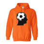 Hoodies Soccer Ball Brain