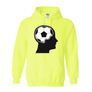 Hoodies Soccer Ball Brain