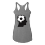Women's Tank Tops Soccer Ball Brain
