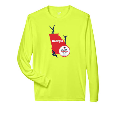 Team 365 Zone Performance Long Sleeve Shirts 2024 Georgia Gymnastics