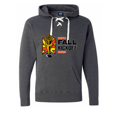 J American Sport Laced Hoodies NEFC Fall Kickoff