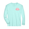 Team 365 Zone Performance Long Sleeve Shirts Pretty in Pink