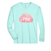 Team 365 Zone Performance Long Sleeve Shirts Pretty in Pink