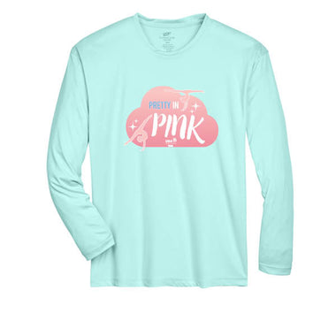 Team 365 Zone Performance Long Sleeve Shirts Pretty in Pink