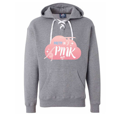 J American Sport Laced Hoodies Pretty in Pink