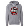 J American Sport Laced Hoodies Red Mile Rumble