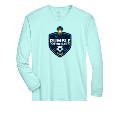Team 365 Zone Performance Long Sleeve Shirts Rumble On The Rails