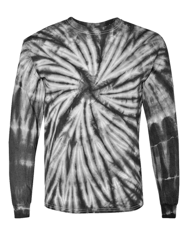 Grey Tie Dye Long-Sleeve