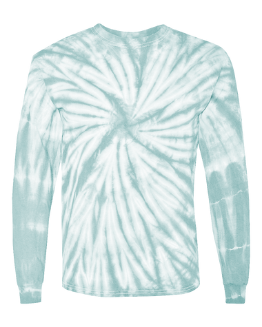 Aqua Tie Dye Long-Sleeve