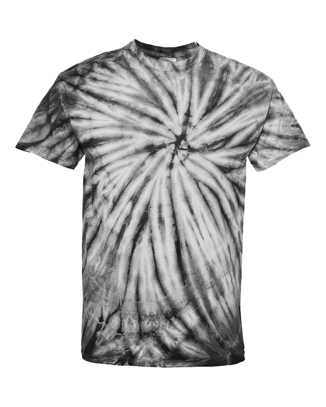 Tie dye deals with grey shirt