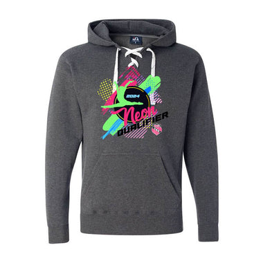 J American Sport Laced Hoodies Neon Qualifier