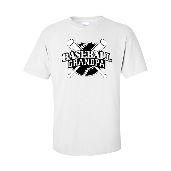 Baseball Grandpa (Dark) Short-Sleeve T-Shirt