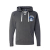 J American Sport Laced Hoodies Blue Gray Invitational