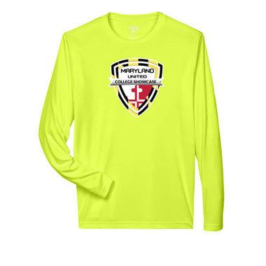 Team 365 Zone Performance Long Sleeve Shirts Maryland United College Showcase