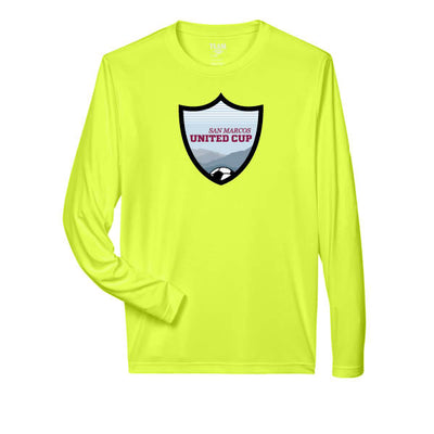 Team 365 Zone Performance Long Sleeve Shirts San Marcos United Cup