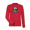 Dri-Fit Long Sleeve Shirts Snap Soccer Capital Cup