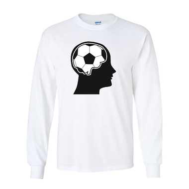 Long Sleeve Shirts Soccer Ball Brain
