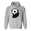 Hoodies Soccer Ball Brain