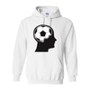 Hoodies Soccer Ball Brain