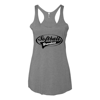 Women's Tank Tops Softball Grandma