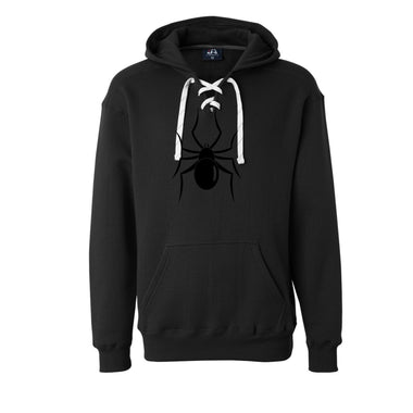 Sport Laced Hoodies Black Spider