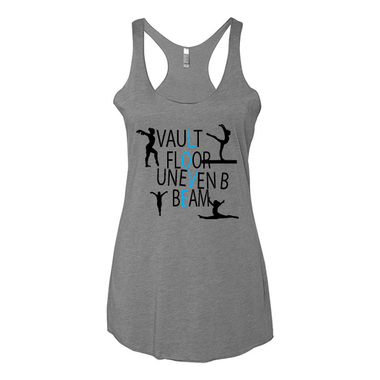 Women's Tank Tops Vault Floor Uneven Beam Love