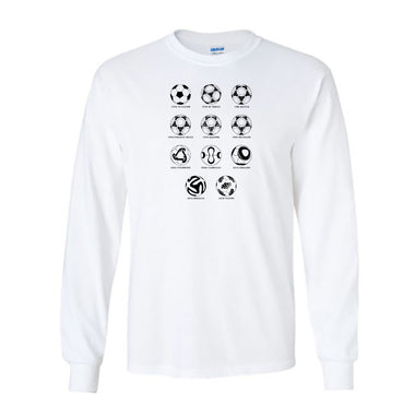 Long Sleeve Shirts World Cup Soccer Balls
